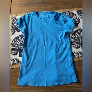 Athleta Blue Short Sleeve Tee